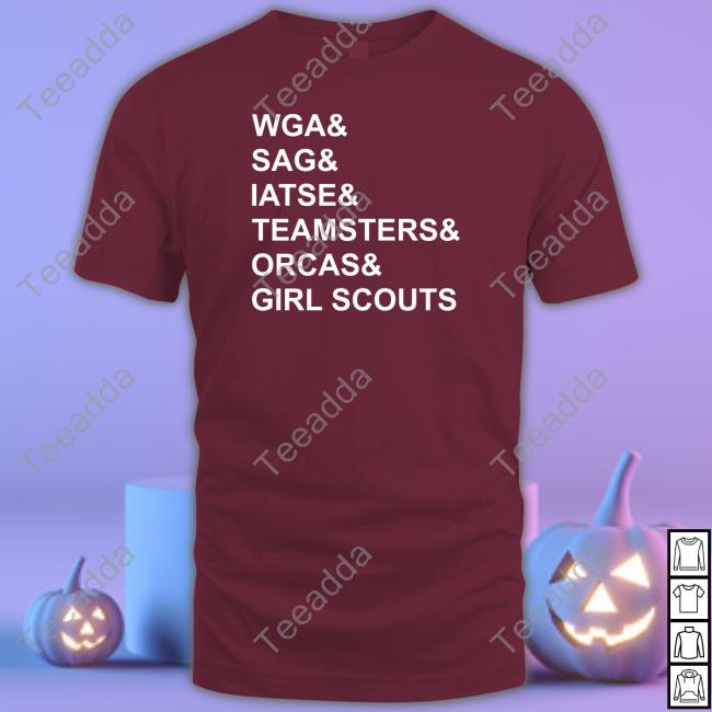 ????? ?. ???????????? Wga Sag Iatse Teamsters Orcas Girl Scouts Sweatshirt